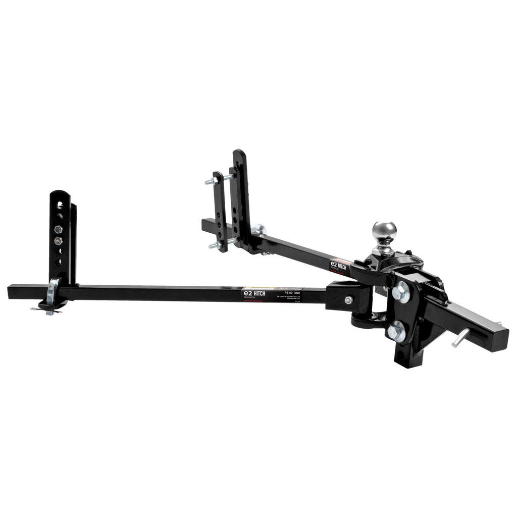 e2 8K trunion weight distributing hitch with built-in sway control.