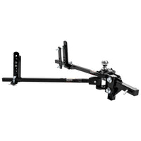 e2 8K trunion weight distributing hitch with built-in sway control.