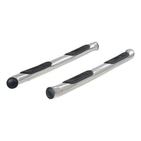 3" Round Polished Stainless Side Bars Select Jeep Liberty