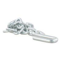 27" Safety Chain with 1 S-Hook (5000 lbs Clear Zinc)
