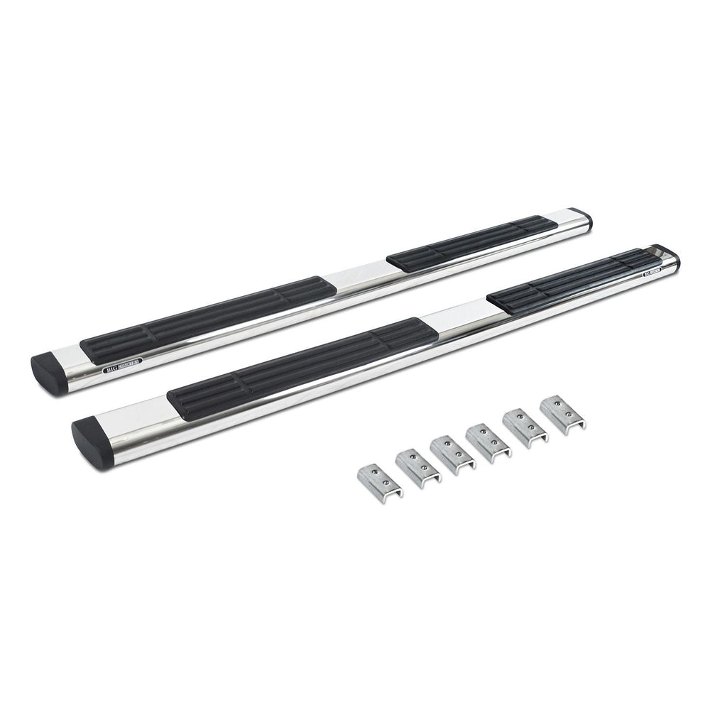 Go Rhino - 686449987PS - 6in OE Xtreme Side Steps Polished stainlessStainless 87in long