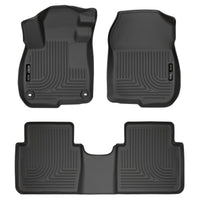 Husky Liners 99401 | Husky Liners Front & 2nd Seat Floor Liners, Fits 17-18 CR-V FRONT & 2ND SEAT FLOOR LINERS WEATHERBEATER SERIES BLACK