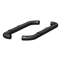3" Round Black Steel Side Bars Select Dodge Ram 1500 2500 3500
