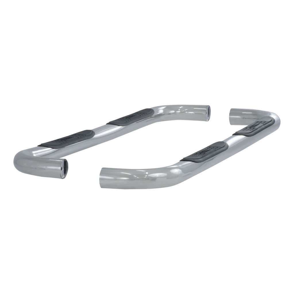 3" Round Polished Stainless Side Bars Select Toyota 4Runner