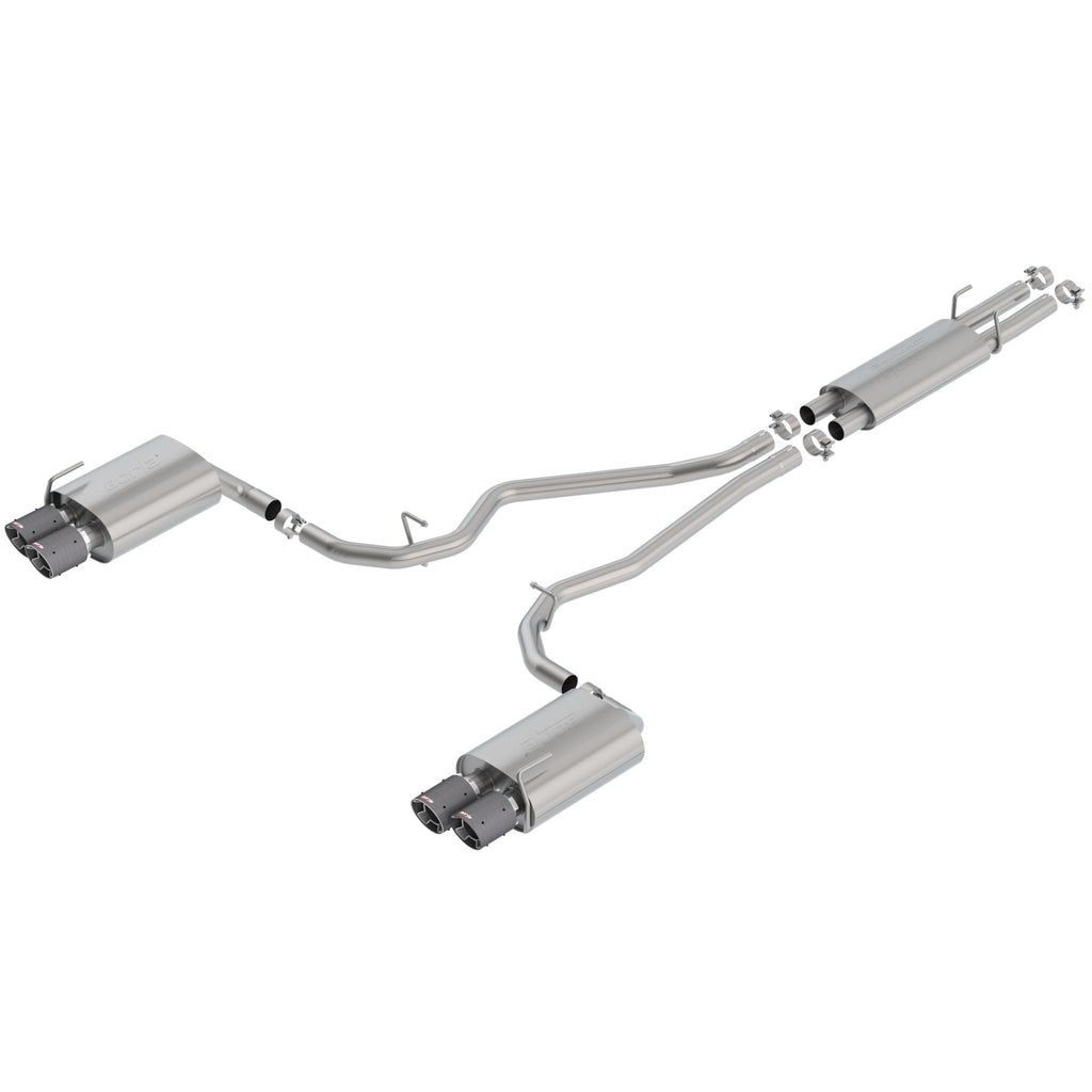 Borla 140820CF | Borla Cat-Back System for 2020 Ford Explorer ST 3.0L V6 EcoBoost Automatic Transmission All Wheel Drive 4 Door