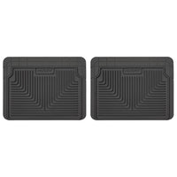 Husky Liners 52021 | Husky Liners 2nd Or 3rd Seat Floor Mats, Fits MISC. REAR FLOOR MATS RM BLK