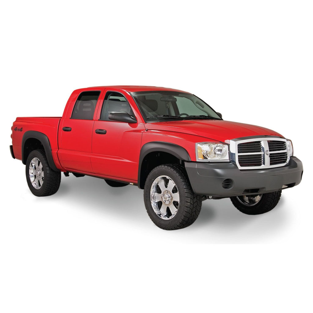Bushwacker 51904-02 Black Extend-A-Fender Style Smooth Finish 4-Piece Fender Flare Set for 1998-2003 Dodge Durango