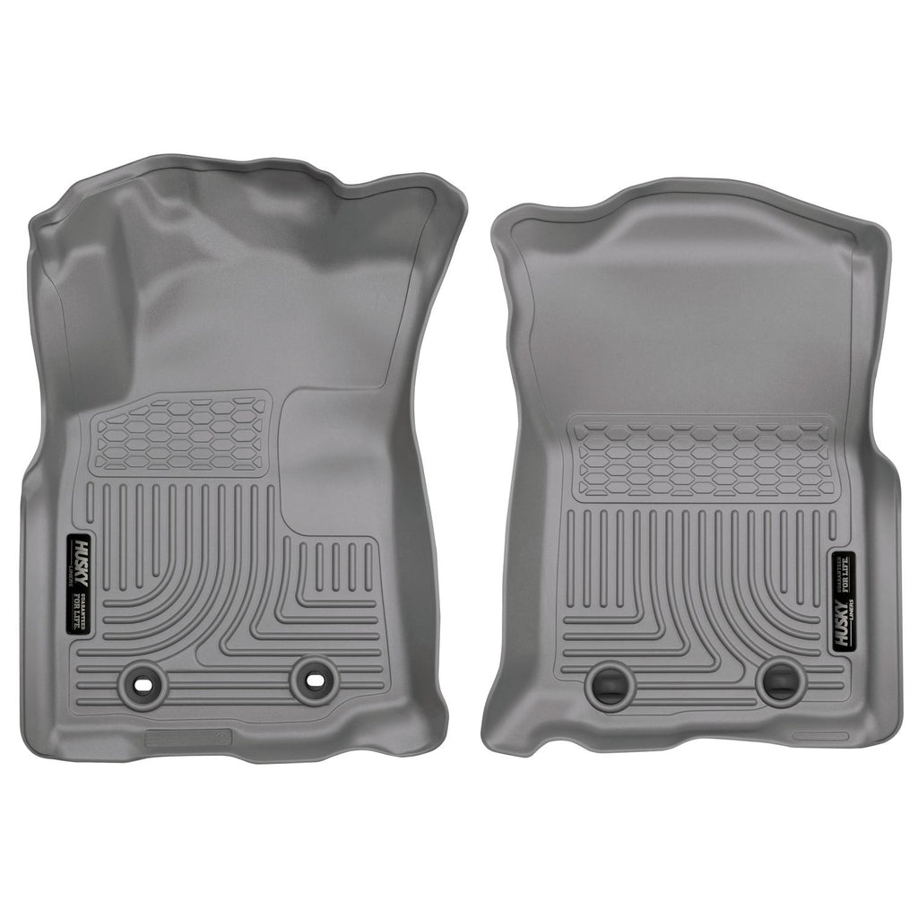 Husky Liners 13952 | Husky Liners Front Floor Liners, Fits 2016-17 Toyota Tacoma Double Cab/Access Cab