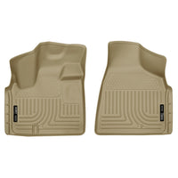 Husky Liners 18093 | Husky Liners Front Floor Liners, Fits 08-16 TOWN & COUNTRY/GRAND CARAVAN CUSTOM MOLDED WEATHERBEATER FRONT FLOOR LINERS TAN