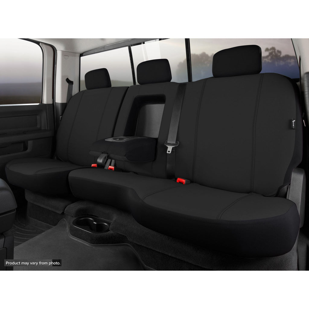 FIA-SP82-66 BLACK | 19-C SILVERADO/SIERRA 1500/2500/3500 SP REAR 60/40 SEAT COVER BLACK