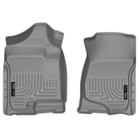 Husky Liners 18202 | Husky Liners Front Floor Liners, Fits 07-13 SILVERADO/SIERRA 1500/07-14 SILVERADO/SIERRA 2500/3500 EXT/CREW CAB FRONT FLOOR LINERS GREY