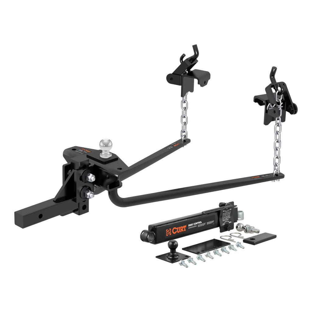 Round Bar Weight Distribution Hitch with Sway Control (8-10K 31-5/8")