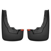 Husky Liners 58131 | Husky Liners Front Mud Guards, Fits 19-C RAM 1500 VEHICLE HAS RAM OEM FENDER FLARES BLACK FRONT WHEEL MUD GUARDS