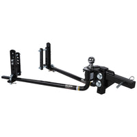 e2 10K round-bar weight distributing hitch with built-in sway control.