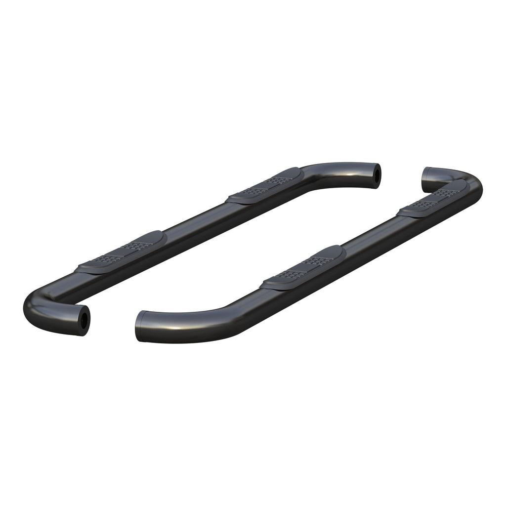 3" Round Black Steel Side Bars Select Ram 1500