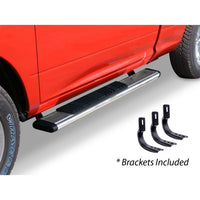 Go Rhino - 685441552PS - 5in OE Xtreme Low Profile SideSteps Kit - 52in Long Stainless Steel + Brackets