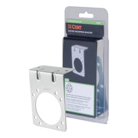 Connector Mounting Bracket for 7-Way RV Blade (Zinc Packaged)