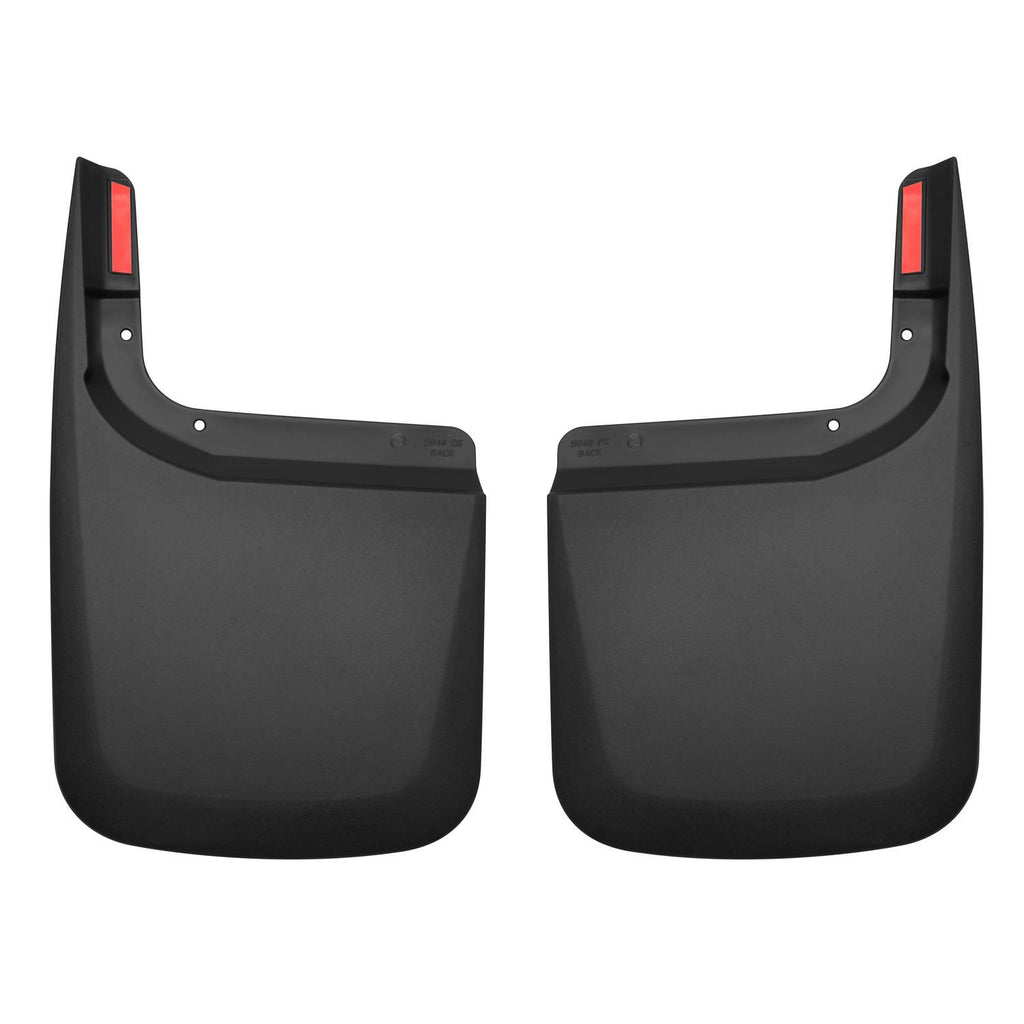 Husky Liners 59461 | Husky Liners Rear Mud Guards, Fits 17-C F250/F350 SUPER DUTY W/O FLARES REAR CUSTOM MUD GUARDS BLACK