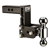 TS10038B B&W TOW AND STOW DUAL BALL 2 ADJ BALL MOUNT 5 DROP/5-1/2 RISE BLACK