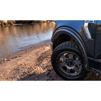 Bushwacker 20095-02 Black OE-Style Smooth Finish Front Fender Flares for 2015-2017 Ford F-150