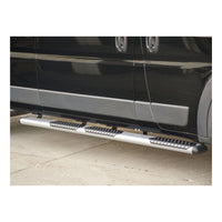O-Mega II 6" x 98" Silver Aluminum Side Steps Select Ford E-150 E-250 E-350
