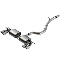Borla 140830SB | Borla Cat-Back Exhaust System for 2018-2019 Volkswagen Golf R MK7.5 2.0L 4 Cyl. Turbo Automatic/ Manual Transmission All Wheel Drive 4 Door Hatchback