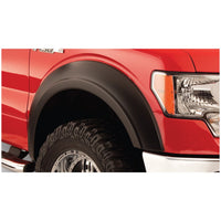 Bushwacker 20019-11 Black Extend-A-Fender Style Smooth Finish Front Fender Flares for 1992-1996 Ford Bronco F-150 F-250; 1992-1997 F-350 Super Duty (Excludes Dually)