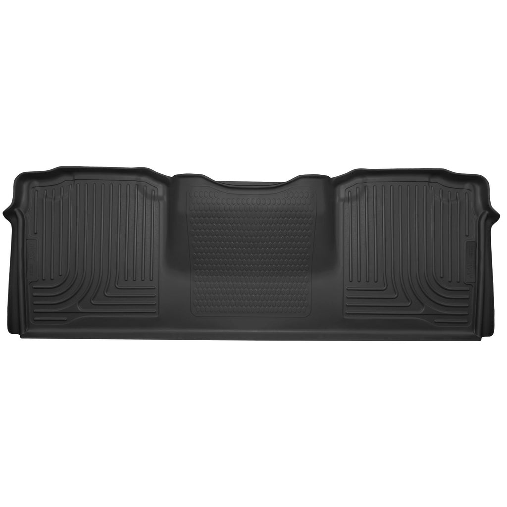 Husky Liners 53681 | Husky Liners 2nd Seat Floor Liner, Fits 2010-15 RAM 2500/3500 MEGA CAB 2ND SEAT FLOOR LINER (FOOTWELL COVERAGE) X-ACT CONTOUR SERIES BLACK