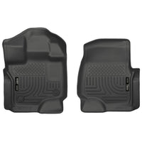 Husky Liners 18361 | Husky Liners Front Floor Liners, Fits 15-C F150 SUPERCREW/SUPERCAB FRONT FLOOR LINERS WEATHERBEATER SERIES BLACK