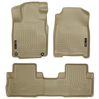 Husky Liners 98473 | Husky Liners Front & 2nd Seat Floor Liners, Fits 16-16 CRV FITS ALL MODELS. FRONT & 2ND SEAT FLOOR LINERS (FOOTWELL COVERAGE) WEA