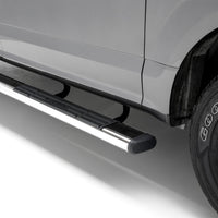 6" x 75" Polished Stainless Oval Side Bars Select Silverado Sierra