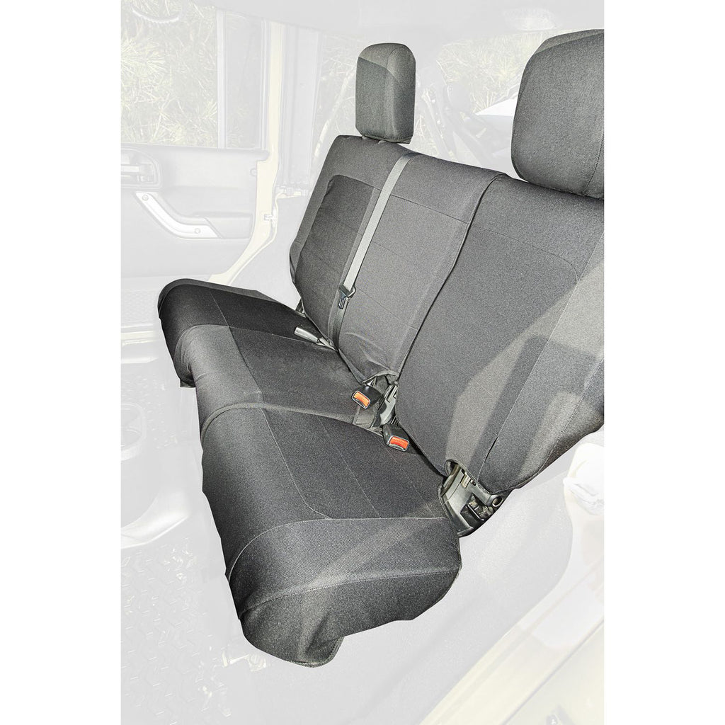Elite Ballistic Seat Cover Rear Black 4 Door; 11-16 Wrangler JKU