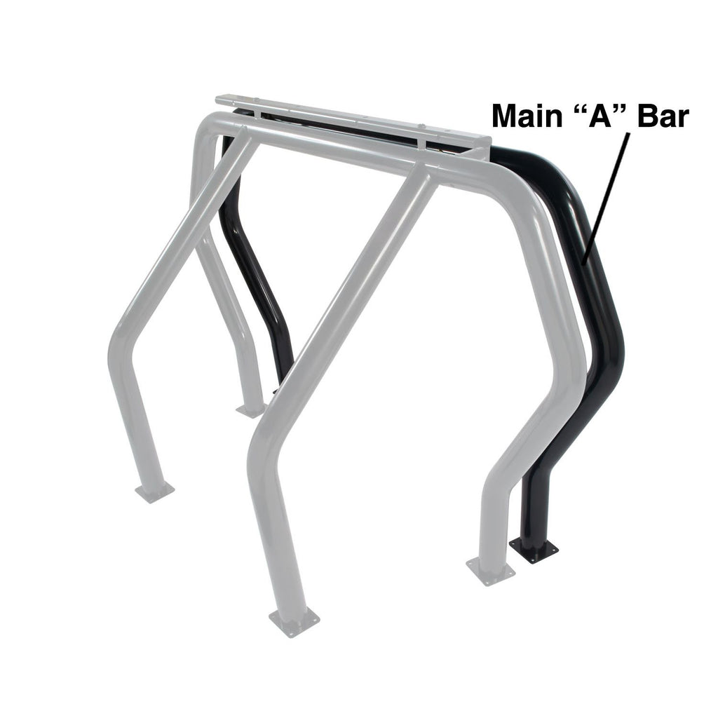 Go Rhino - 93001B - Go Rhino! Bed Bars - inAin Additional Bar