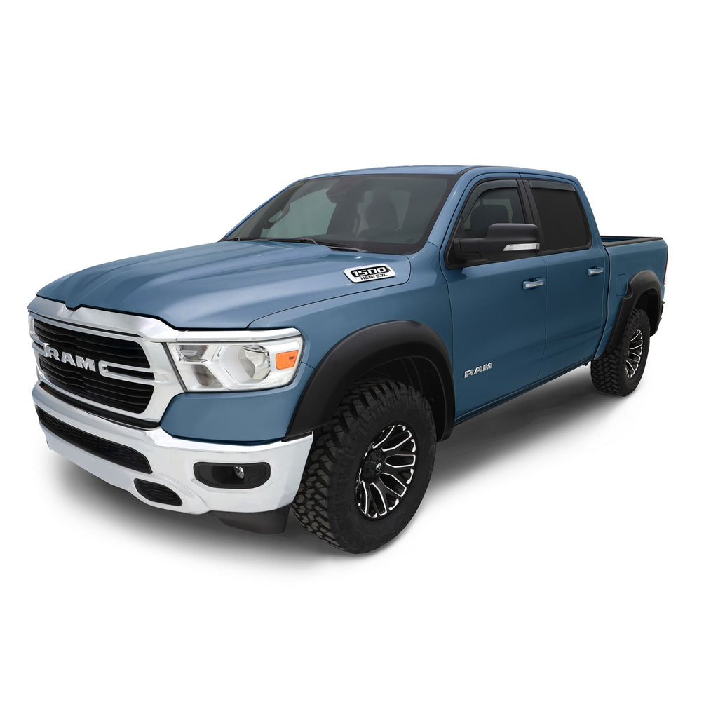 Auto Ventshade 194109 In-Channel Ventvisor Side Window Deflector 4-Piece Set For 2009-2018 Dodge 1500 Crew Cab 2010-2023 Ram 2500/3500 W/Crew/Mega Cab; 2019-2023 Ram 1500 Classic Crew Cab