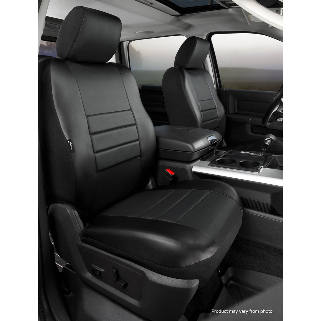 FIA-SL69-36 BLK/BLK | 09-16 TACOMA SL FRONT BUCKET SEAT COVER BLK/BLK