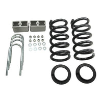 BELLTECH 621 LOWERING KITS  Front And Rear Complete Kit W/O Shocks 1994-2004 Chevrolet S10/S15 Pickup 6 cyl. (Ext Cab) 2 in. or 3 in. F/3 in. R drop W/O Shocks