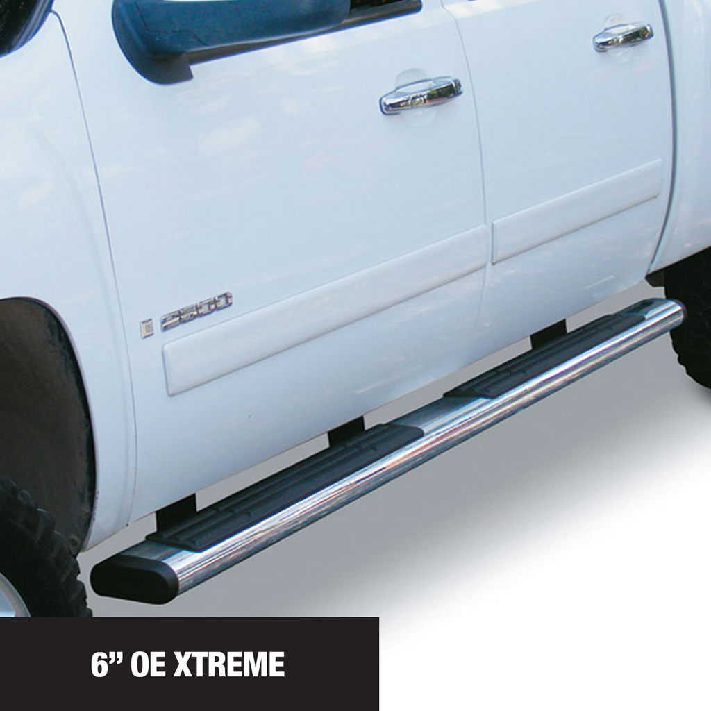 Go Rhino - 660057PS - 6in OE Xtreme Stainless SideSteps - 57in Long - Bars Only