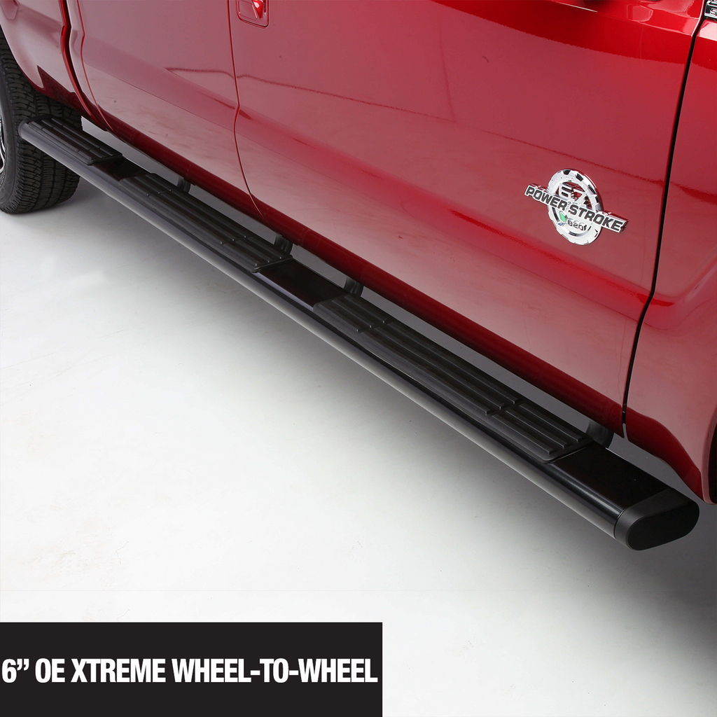 Go Rhino - 660124PS - 6in OE Xtreme Wheel-to-Wheel SideSteps - 124in Long - Non Dually - Bars Only