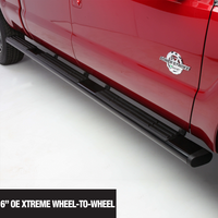 Go Rhino - 660124PS - 6in OE Xtreme Wheel-to-Wheel SideSteps - 124in Long - Non Dually - Bars Only